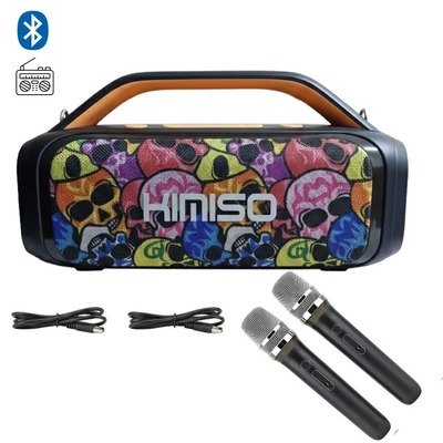 PARLANTE KIMISO KMS-809 PRO 60W KARAOKE INALAMBRICO RESISTENTE AL AGUA