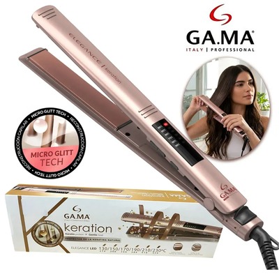 PLANCHA ALISADOR PROFESIONAL CABELLO GAMA ELEGANCE LED KERATION BECHS0000001436