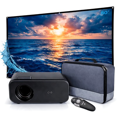 PROYECTOR OWLENZ SD550 SMART + ECRAN 80 PULGADA + PUNTERO LASER + BOLSO DE TRANSPORTE