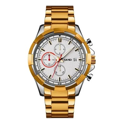 RELOJ SKMEI 9192 CORREA ACERO CRONOMETRO HOMBRE
