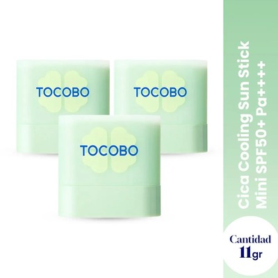 TOCOBO CICA COOLING SUN STICK MINI SPF50+ PA++++ 3 UNIDADES