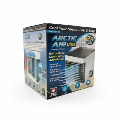 VENTILADOR ENFRIADOR PORTATIL RECARGABLE ARCTIC AIR ULTRA 3 EN 1