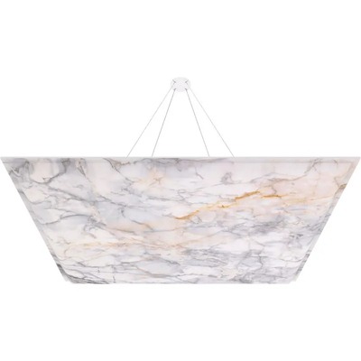 VICOUSTIC VICLOUD VMT 3D CUADRADO - PIEDRA LES - CALACATTA CARRARA - 4 PIEZA SOLUCION ACUSTICA